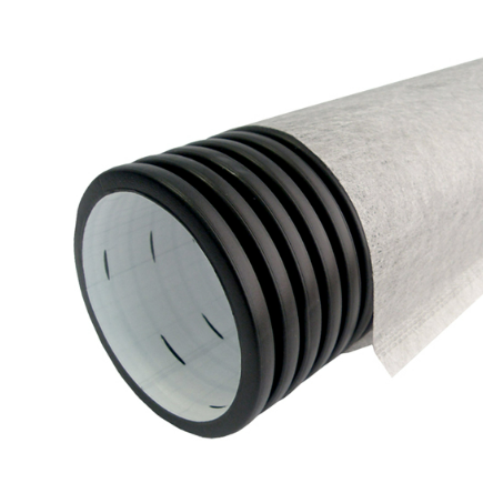 Perforated Corrugated Geotextile Socked Pipes